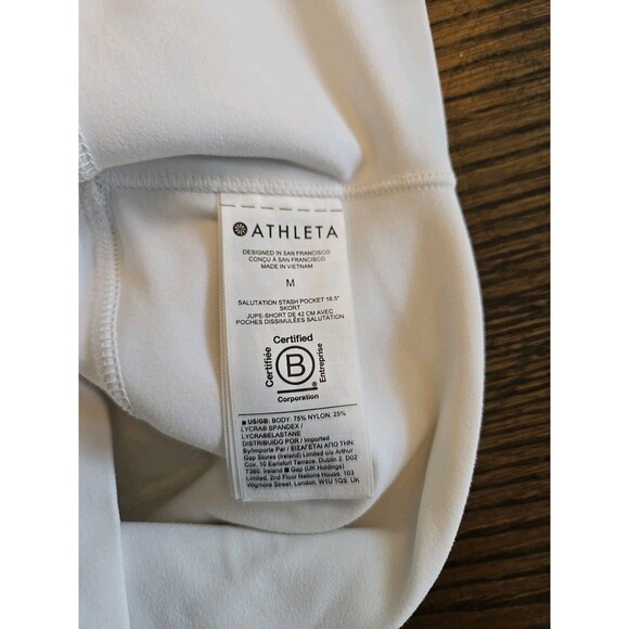 Athleta Ivory Skort with Pockets - Picture 9 of 13